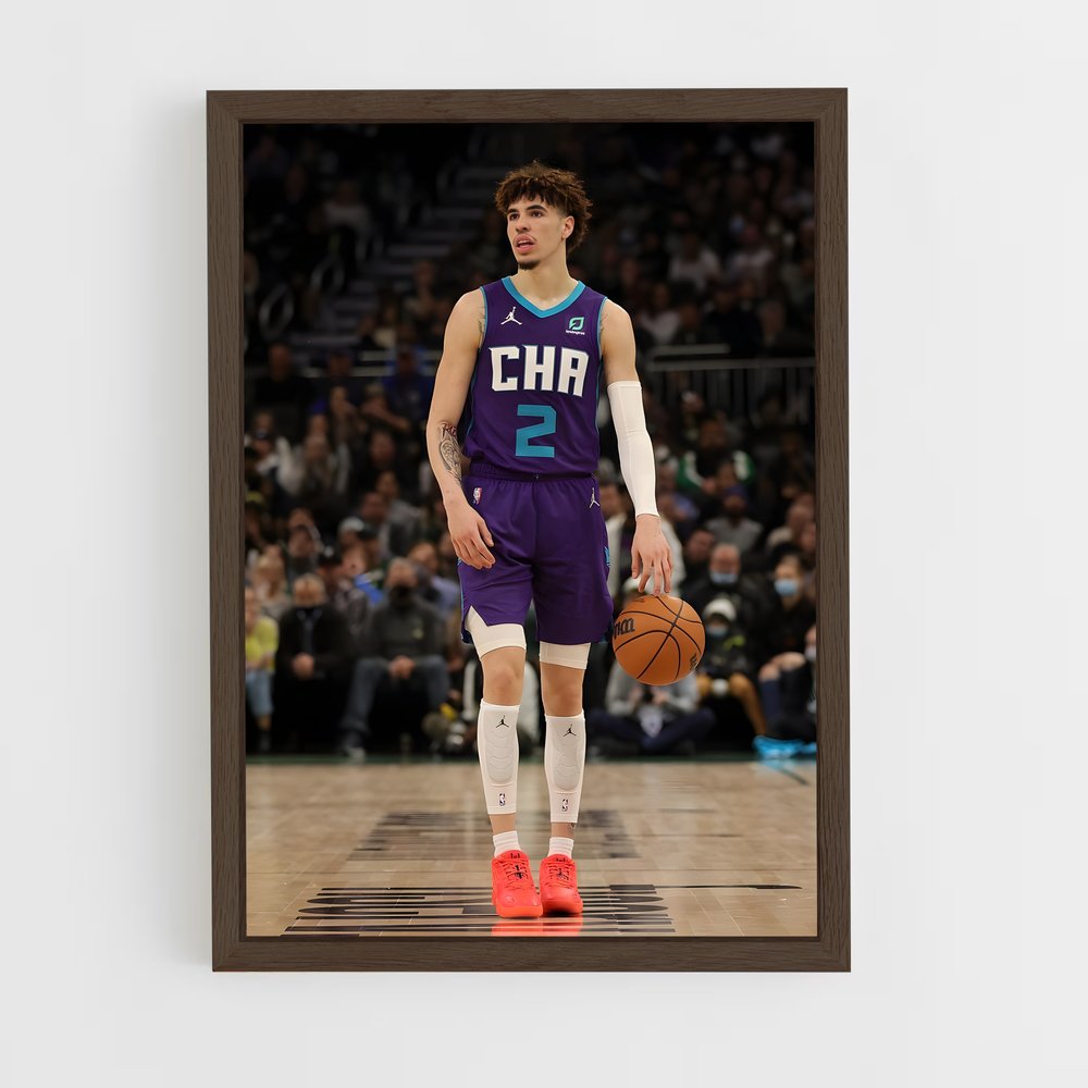 Poster Hornets en Action – affiche Basketball (vue 5)